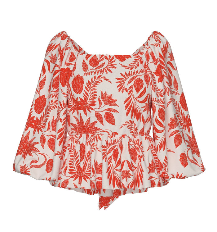 YAS Billie star blouse white new billie