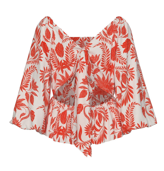 YAS Billie star blouse white new billie