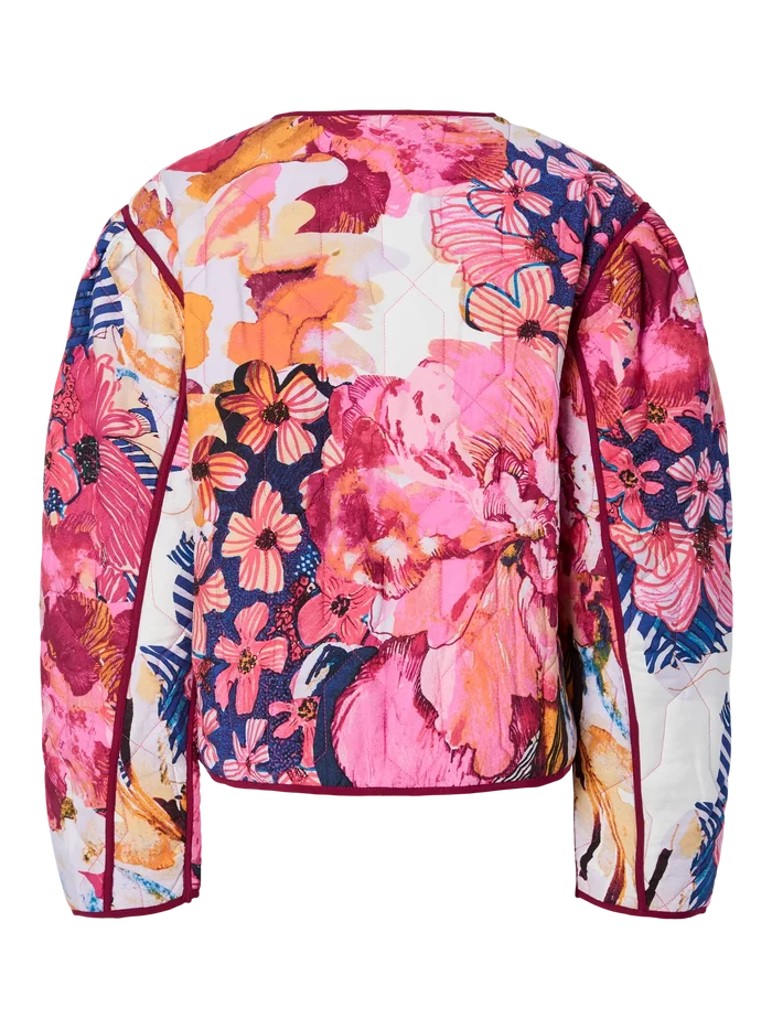 YAS Delphi jacket sachet pink