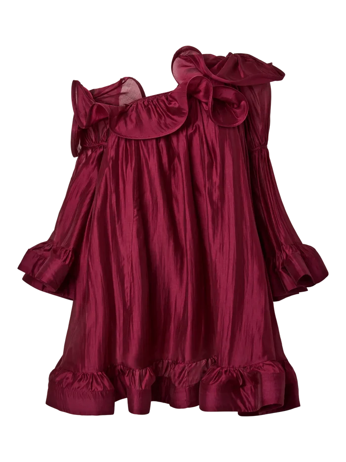 YAS Fallulah dress rhodo