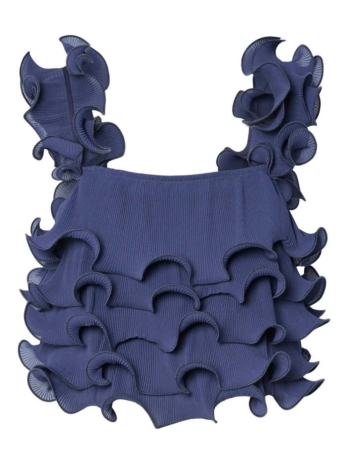YAS Imani short strap top skipper blue