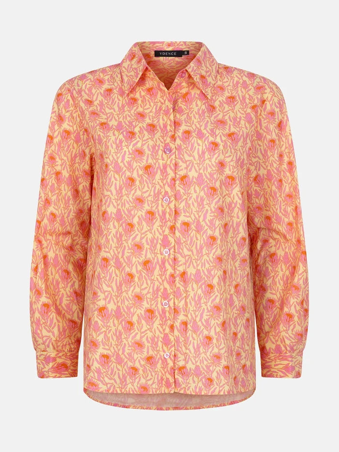 Ydence Blouse Celia yellow flower