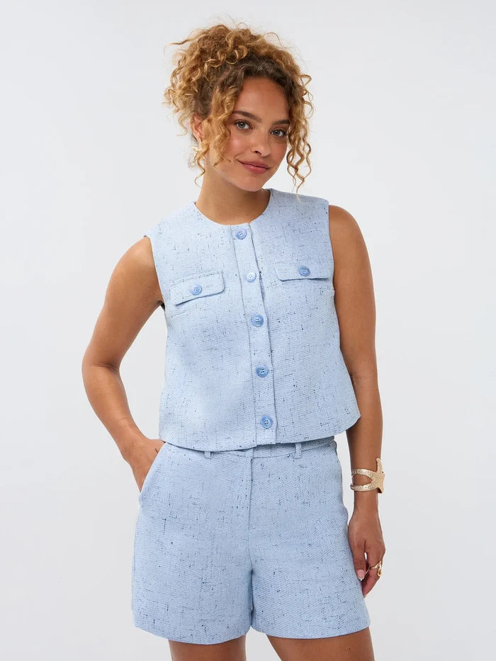 Ydence Gilet Amanda blue