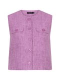 Ydence gilet Amanda purple melange