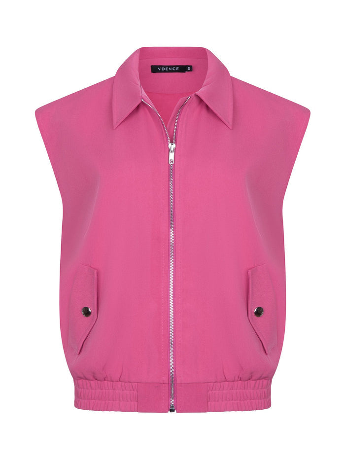 Ydence gilet Danielle Berry pink