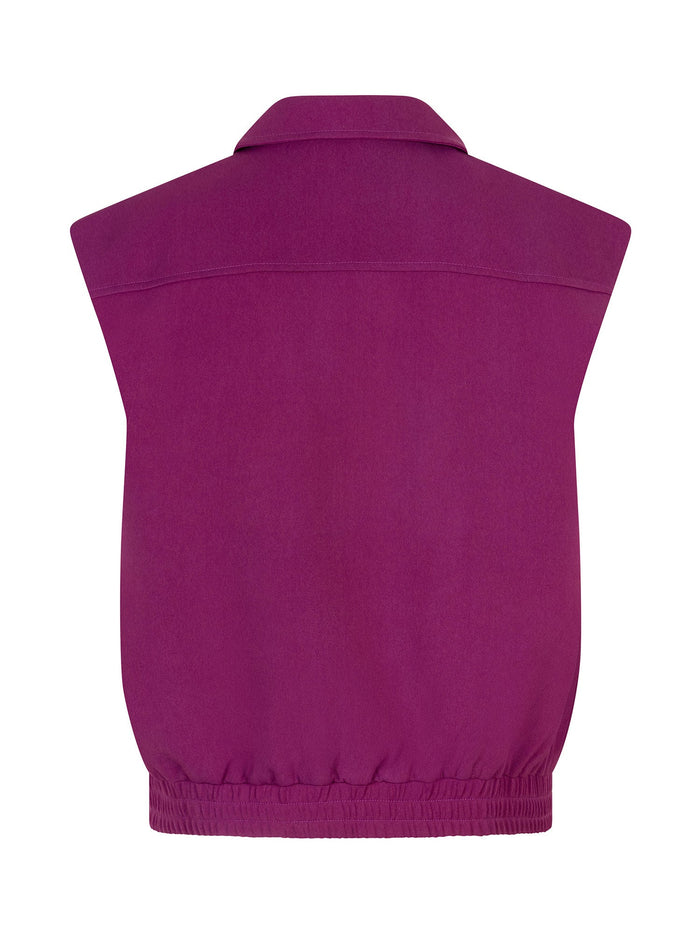 Ydence Gilet Danielle fuchsia purple