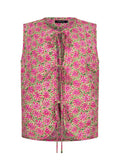 Ydence Gilet Esmira pink flower