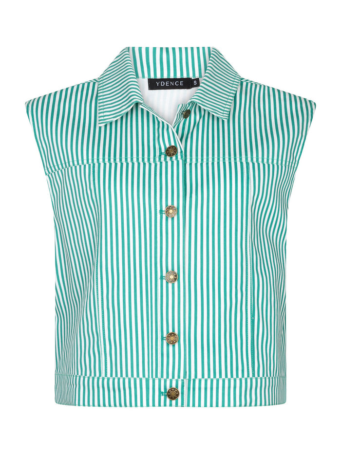Ydence Gilet Marit sea green