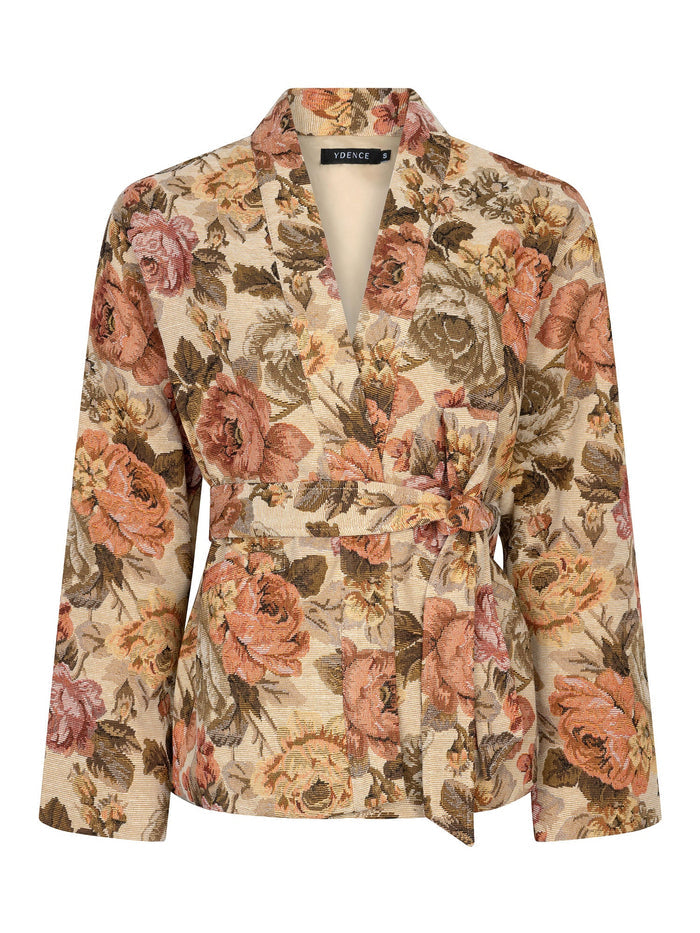 Ydence Kimono Penny rose print