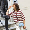 Ydence Knitted top Janouk Brown/ecru