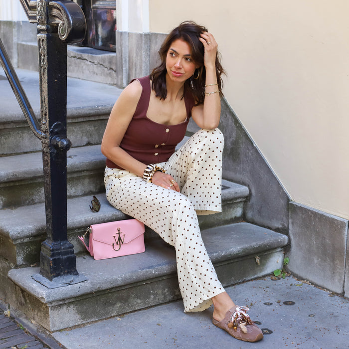 Ydence Knitted top Mella Brown
