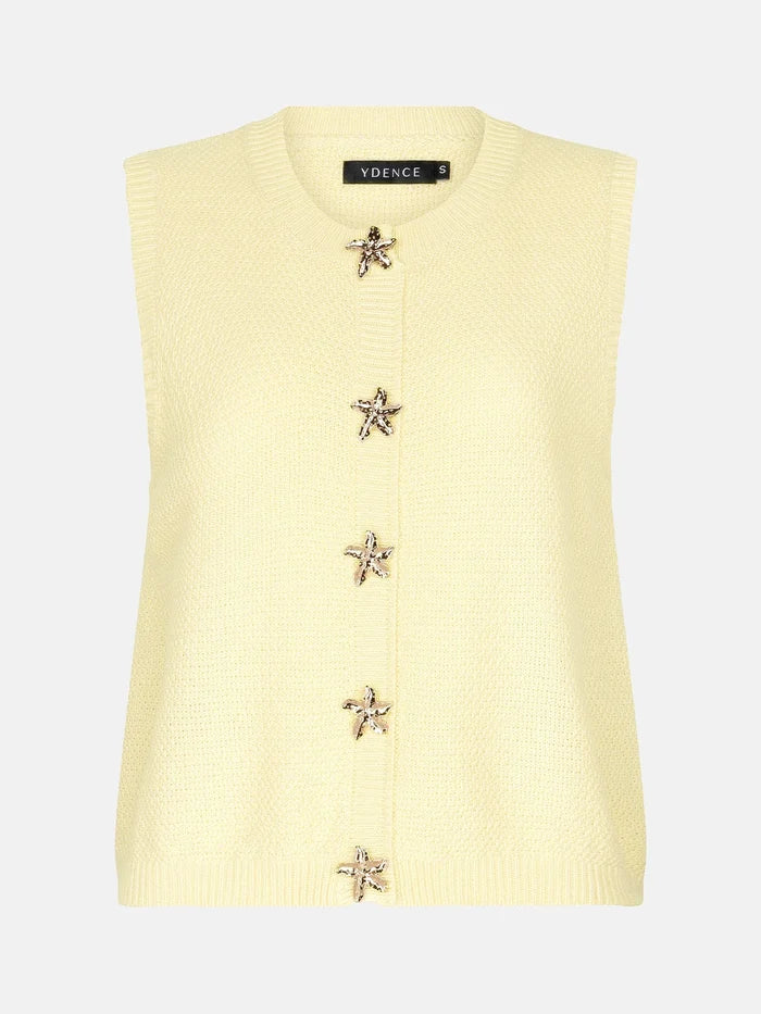 Ydence Knitted top Mona soft yellow