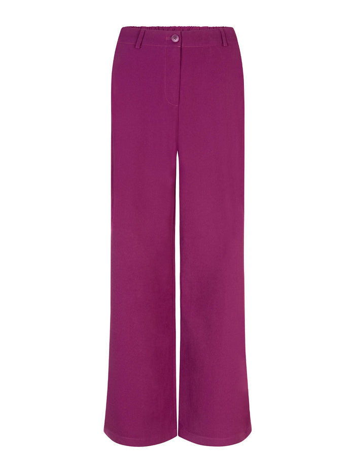 Ydence Pants Solange fuchsia purple