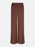 Ydence Pants Stacey brown ecru dot