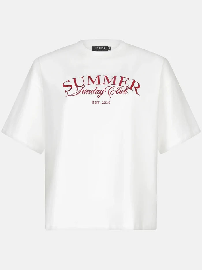 Ydence T-shirt Summer Sunday club brick red