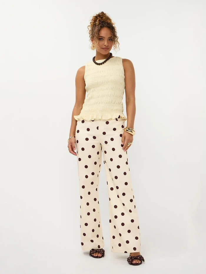 Ydence Top Diana Soft yellow
