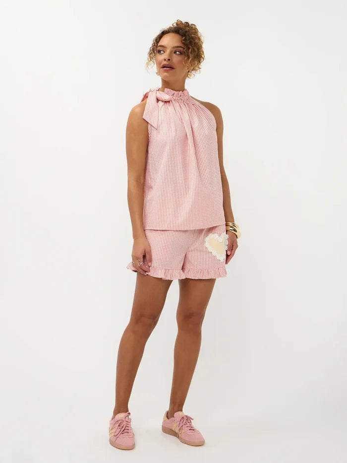 Ydence Top Kaylee pink check