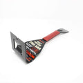 10.75-in metal moulding pry bar with red handle and hooked claw end